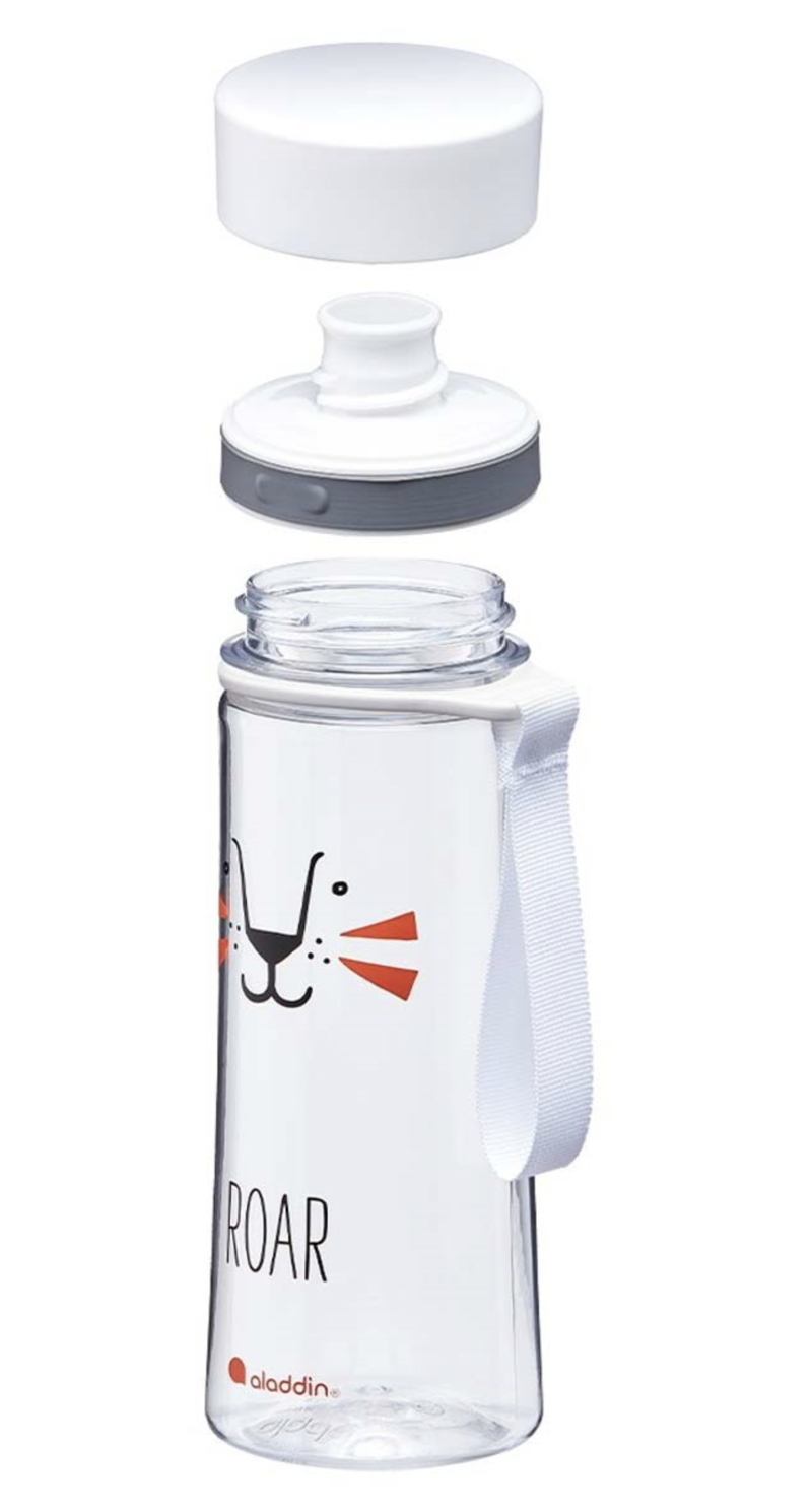 Aladdin Aveo Kids Water Bottle 350ml White/Clear-1
